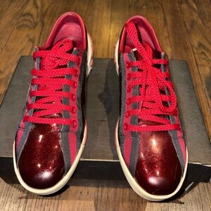 Gucci Red and Black Women's Sneakers